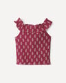 Blusa Roja Estampada,AZUL CIELO