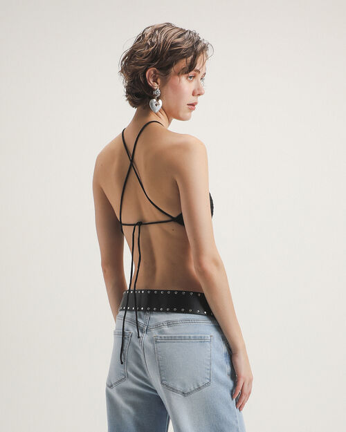 Top Halter Tejido