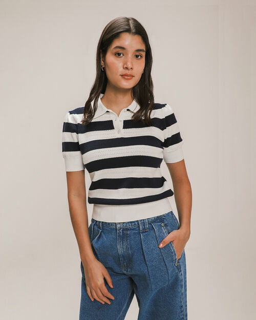 Polo De Punto Rayas