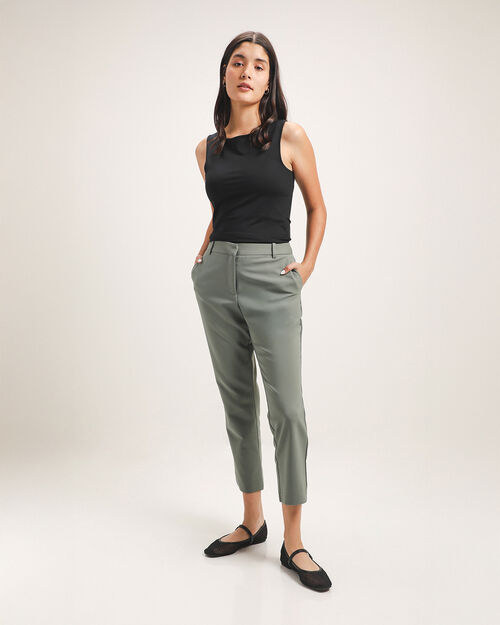 Pantalón  Straight Verde
