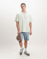 Playera Azul S&oacute;lida,VERDE MENTA