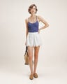Short Blanco Bordado,BLANCO