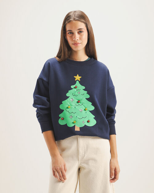 Sudadera Navide&ntilde;a Con Luces