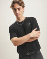 Playera Café Fit Regular,NEGRO