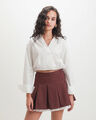 Camisa Cropped Blanca,BLANCO
