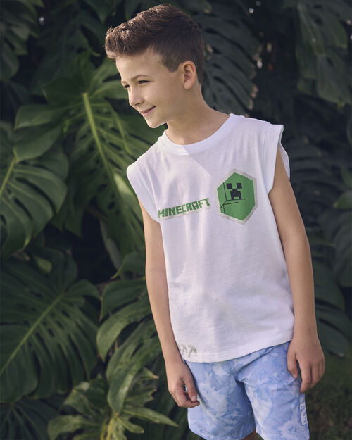 Playera Sin Mangas Minecraft