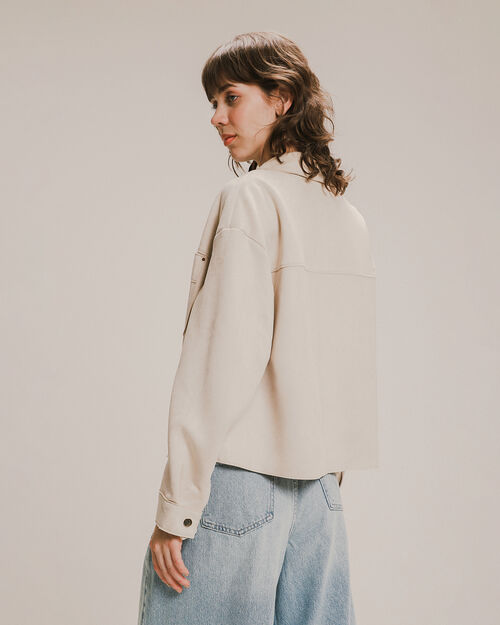 Sobrecamisa Blanca Bolsas