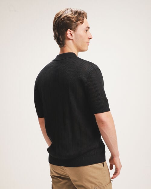Polo Tejida Manga Corta