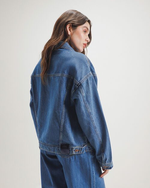 Chamarra De Mezclilla Oversize