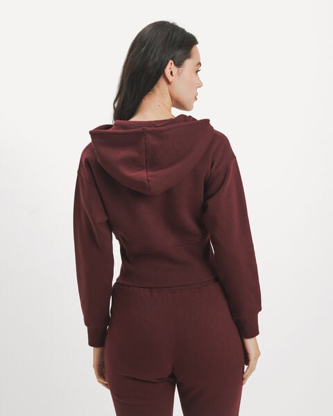 Sudadera Cropped Roja