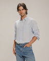 Camisa Oversize Blanca,AZUL CIELO