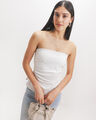 Top Negro Strapless,BLANCO HUESO