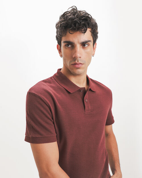 Polo Roja Textura