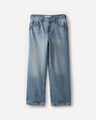 Jeans Wide Leg Azul,AZUL ACERO
