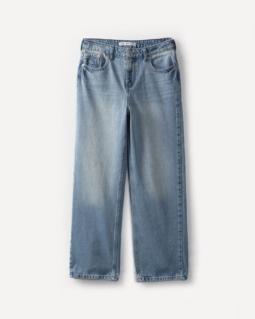 Jeans Wide Leg Azul