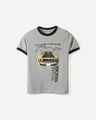 Playera Dise&ntilde;o Mustang,GRIS