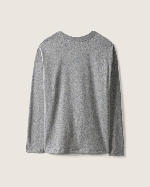 Playera Gris Manga Larga