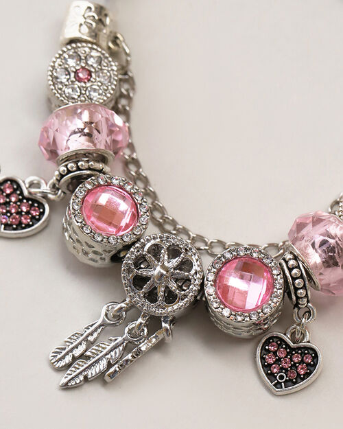 Pulsera Charms Plateada