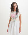 Playera Blanca Gr&aacute;fico,BLANCO