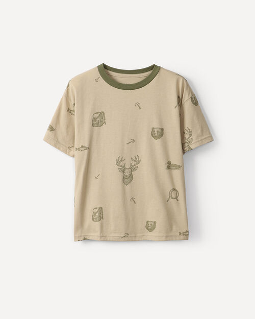 Playera Caf&eacute; Relaxed