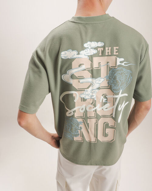 Playera Oversize Verde