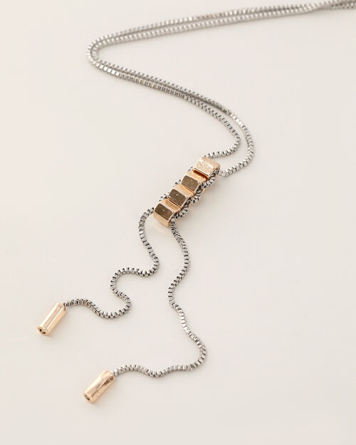 Set Collar Y Aretes Plateado