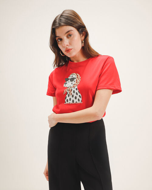 Playera Gr&aacute;fico D&aacute;lmata