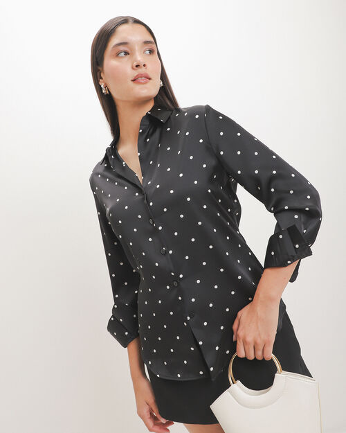 Camisa Estampada Lunares