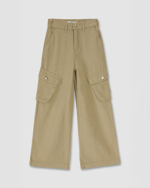 Pantalón Cargo Beige