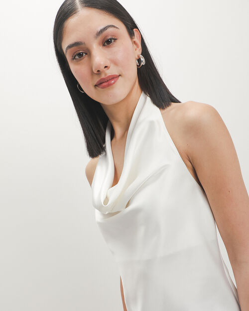 Top Halter Blanca