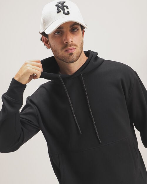 Sudadera Hoodie Cerrada, NEGRO Sudadera Hoodie Cerrada
