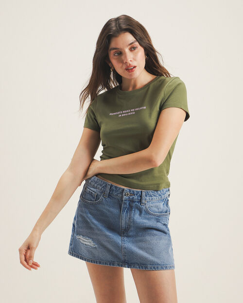 Playera Con Estampado