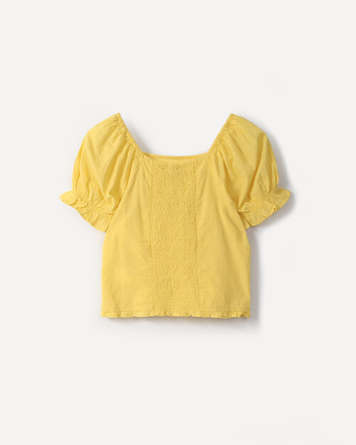 Blusa Amarilla Smock