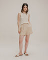 Short Beige Estampado,ARENA