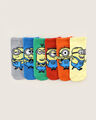 Pack 6 Calcetines Minions,ROJO