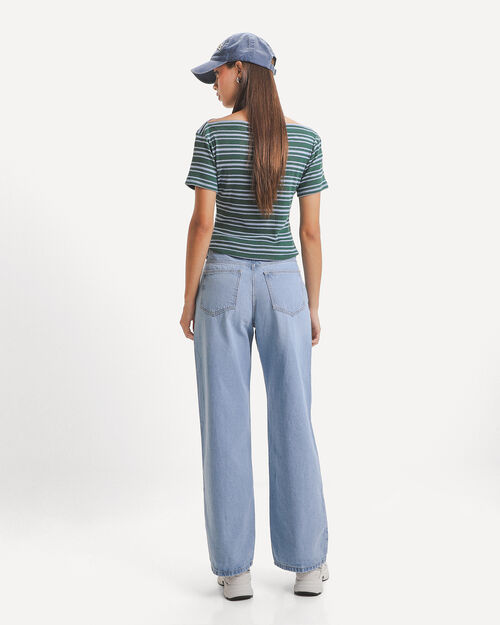 Baggy Jeans Azul Cielo