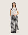 Pantalón De Pijama Cuadros,NEGRO
