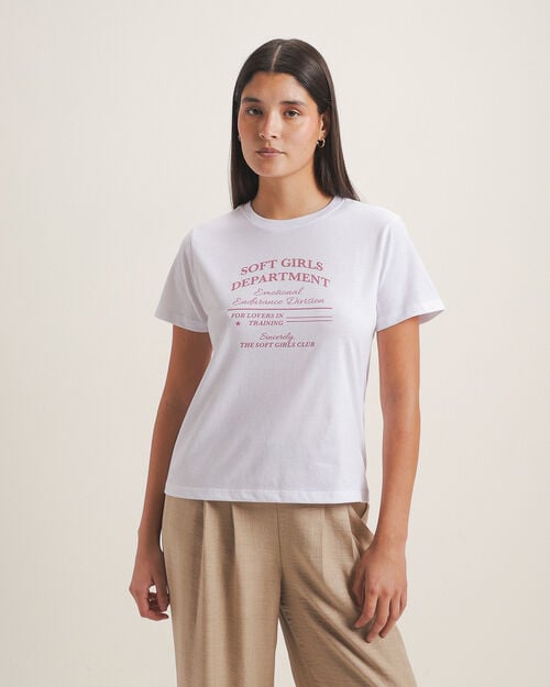 Playera Blanca Texto