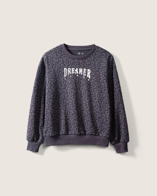 Sudadera Cerrada Animal Print