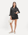 Short Falda Negra,NEGRO