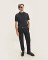 Playera Negra Slim,NEGRO