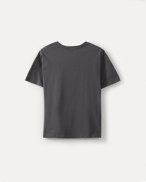 Playera Gris Estampada
