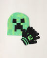 Gorro Con Guantes Minecraft,VERDE CACTUS