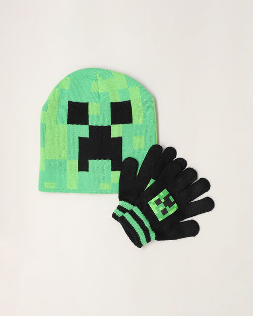 Gorro Con Guantes Minecraft