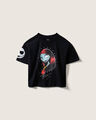 Playera Crooped Sally,NEGRO