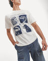 Playera Hogwarts Blanca,BLANCO