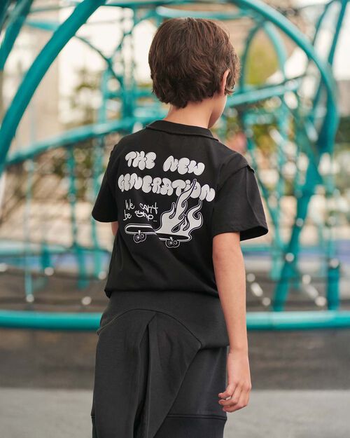 Playera Oversize Manga Corta