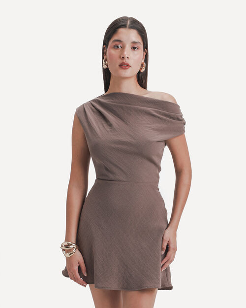 Vestido Corto Textura