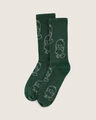 Calcetines Estampado Los Simpsons,VERDE BOSQUE