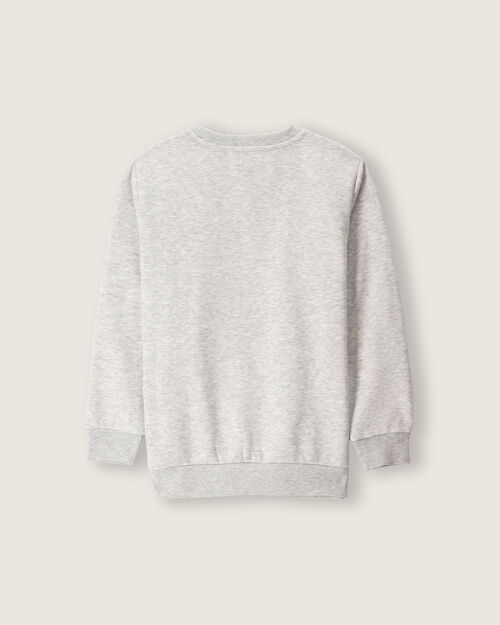 Sudadera Gris Relaxed